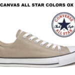 【7/3再入荷】コンバース オールスター CONVERSE ALL STAR OX カラーズ ローカット ベージュ レディース メンズ スニーカー キャンバス
