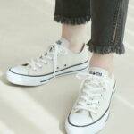 Juze 【CONVERSE】CANVAS ALL STAR COLOR OX スニーカー ビス シューズ スニーカー/スリッポン グレー ホワイト ベージュ【送料無料】