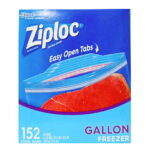 ジップロック フリーザーガロン 152枚入 【 Ziploc GALLON 冷凍保存用バッグ コストコ Costco】