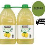 カークランドシグネチャー オーガニック レモネード 2840ml x 2本 2.8L x 2本 コストコ 商品 アメリカ産 果汁 ボトル 大ボトル