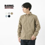 BARNS（バーンズ） オックス ロングスリーブ ボタンダウンシャツ / メンズ / 長袖 / コットン / オックスフォード / 日本製 / BR-4965N