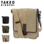 全品10倍★7/20(水)0時〜24H限定｜タケオキクチ ショルダーバッグ メンズ クラプトン125101 TAKEO KIKUCHI | 本革 レザー